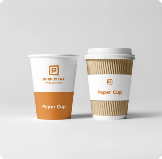 disposable branded paper cups