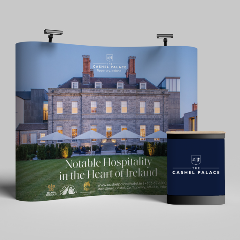 the cashel palace event display signage